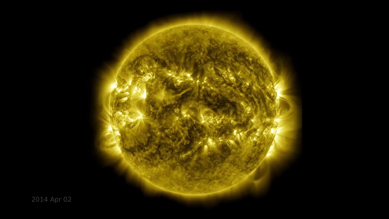 A Decade of Sun | What the SUN looks like over 10 years } NASA time ...