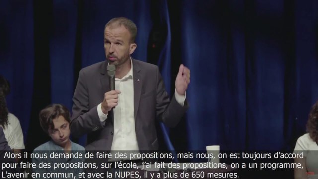 Nous sommes déterminés à convaincre de la nécessité d'une liste commune de la Nupes aux élections européennes , affirme Manuel Bompard