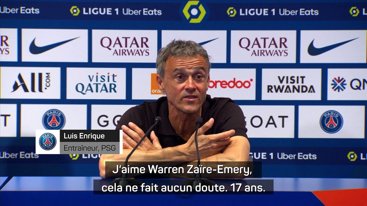 Luis Enrique : "Zaïre-Emery ? Une chance d’avoir ce diamant brut”