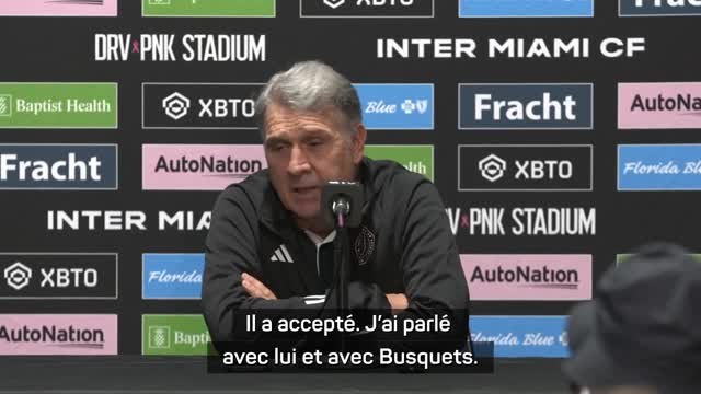 Inter Miami - Martino : “Je n’ai pas à m’excuser auprès des gens de reposer Messi”