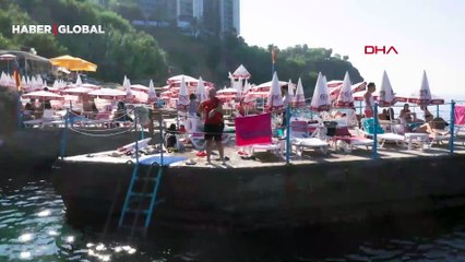 Denizde cimnastik yapıp kilo veriyorlar: "Sağlıklı yaşam konusunda belediyemiz bize çok güzel imkanlar sağlıyor"