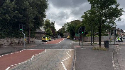 Police have closed Bath Road after the crash