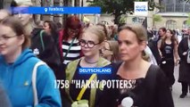 Hamburger Rathausmarkt: 1758 Harry-Potter-Doubles stellen Rekord auf