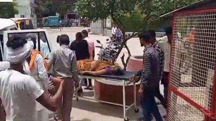 टीकमगढ़: अचानक सड़क पर आया मवेशी,मच गई चीख पुकार