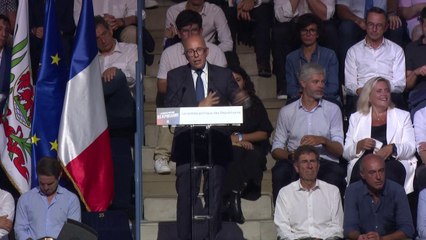 "La France a besoin d'autorité", affirme Éric Ciotti dans son discours de rentrée