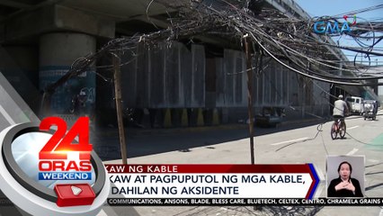 Pagnanakaw at pagpuputol ng mga kable, nagiging dahilan ng aksidente | 24 Oras Weekend