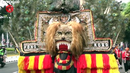 Pawai Budaya Unjuk Gigi Reog Ponorogo Untuk Layak Diakui UNESCO