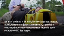 Une voiture fauche des piétons dans les Vosges, un mort et cinq blessés