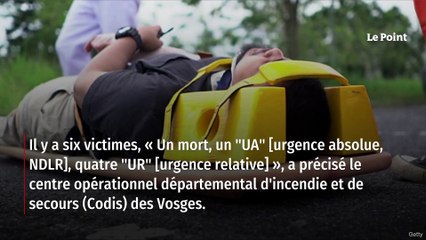 Une voiture fauche des piétons dans les Vosges, un mort et cinq blessés