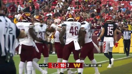 Washington Commanders Top Plays vs. Cincinnati Bengals _ 2023 Preseason  Week 3