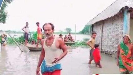 सुपौल: बाढ़ के पानी से घर, आंगन से लेकर चूल्हा भी डूबा, देखिए लोगों की परेशानी