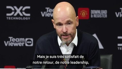 3e j. - ten Hag heureux du come-back après un “début horrible”