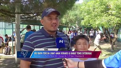 Ibu bapa teruja potensi anak-anak berjaya dicungkil hasil penganjuran Tenis Monthly Medal