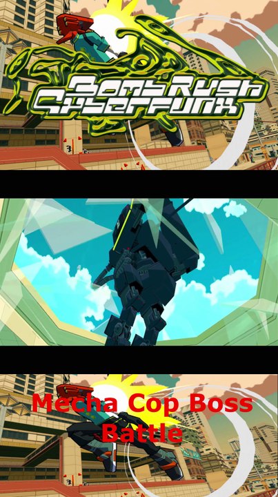 Bomb Rush Cyberfunk | Mecha Cop Boss Battle