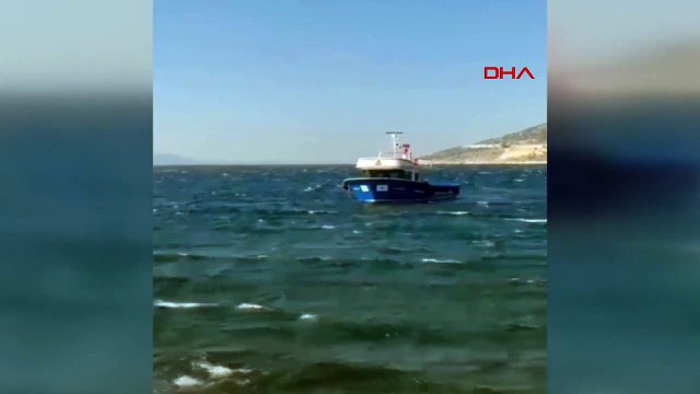 Une personne a perdu la vie sur le bateau qui a chaviré à Balıkesir