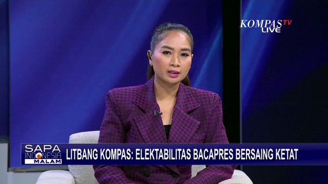 Survei Litbang Kompas: Elektabilitas Ganjar, Prabowo dan Anies Bersaing Ketat