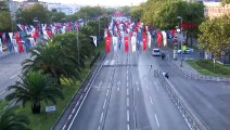 La rue Vatan fermée à la circulation pour la répétition générale du 30 août, Fête de la Victoire