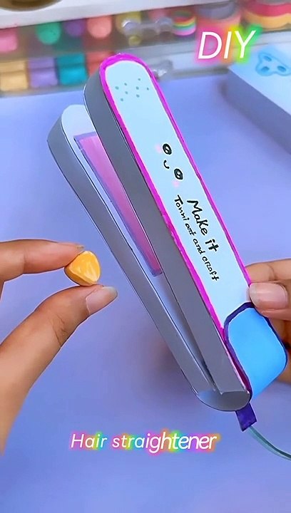 DIY Hair straightener  #shorts #tonniartandcraft #youtubeshorts #love #art #craft
