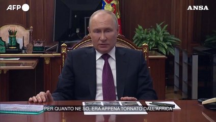 Morte Prigozhin, Putin: "Uomo di talento che ha commesso gravi errori"