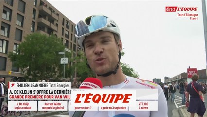 Jeannière : « J'ai pris les devants » - Cyclisme - T. Allemagne