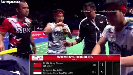 Final Kejuaraan Dunia 2023 Kalah dari Wakil China, ApriyaniFadia Raih Runner Up