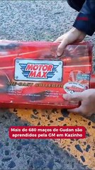 Mais de 680 maços de Gudan são apreendidos pela GM em Kazinho