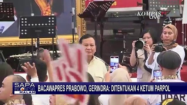 Gerindra Sebut Bacawapres Prabowo Subianto Ditentukan 4 Ketum Parpol Koalisi