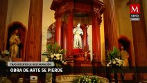 Obra de arte religiosa se pierde tras intento de restauración