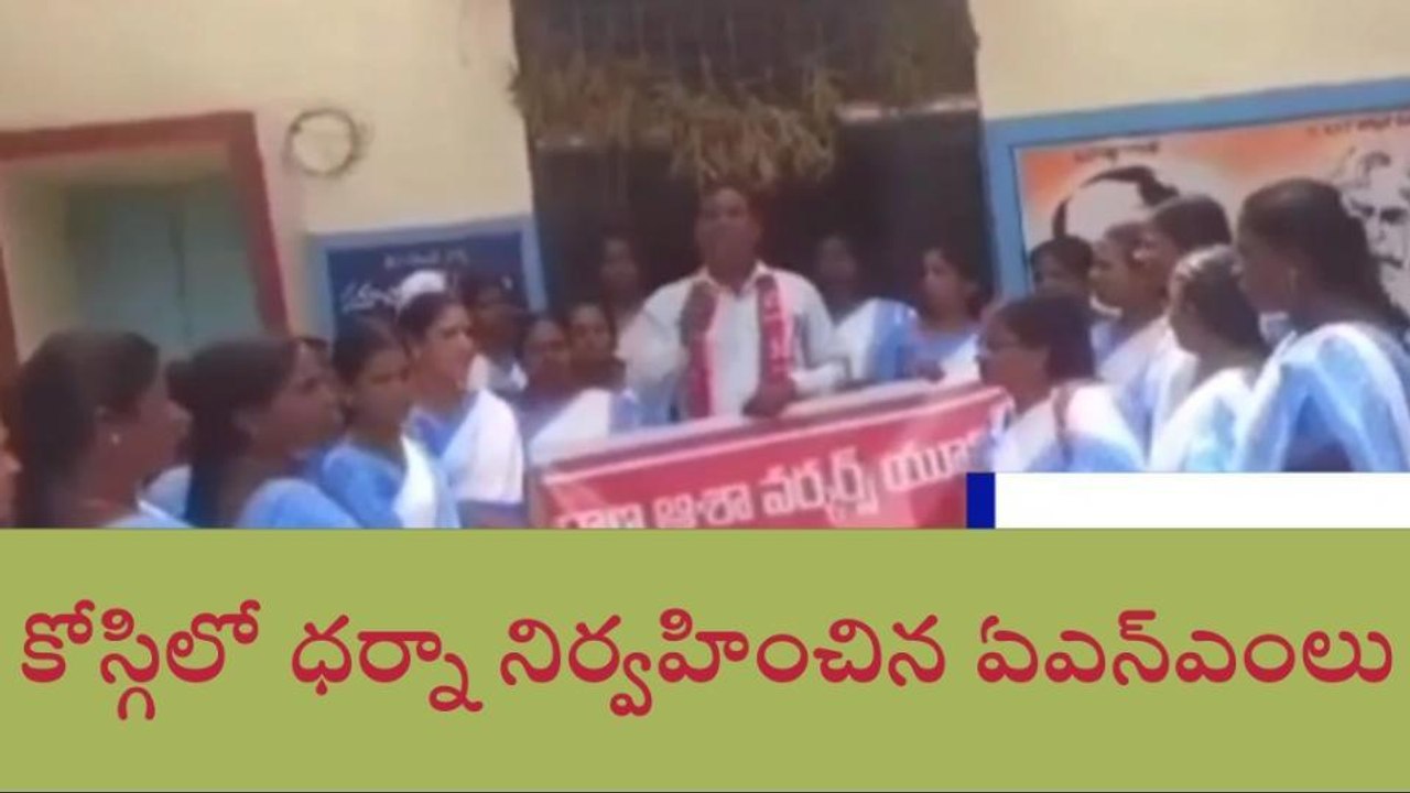 వికారాబాద్: ఏఎన్ఎంలను ప్రభుత్వా ఉద్యోగులుగా గుర్తించాలి