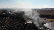 Kırıkkale'de tarım arazisinde çıkan anız yangını söndürüldü