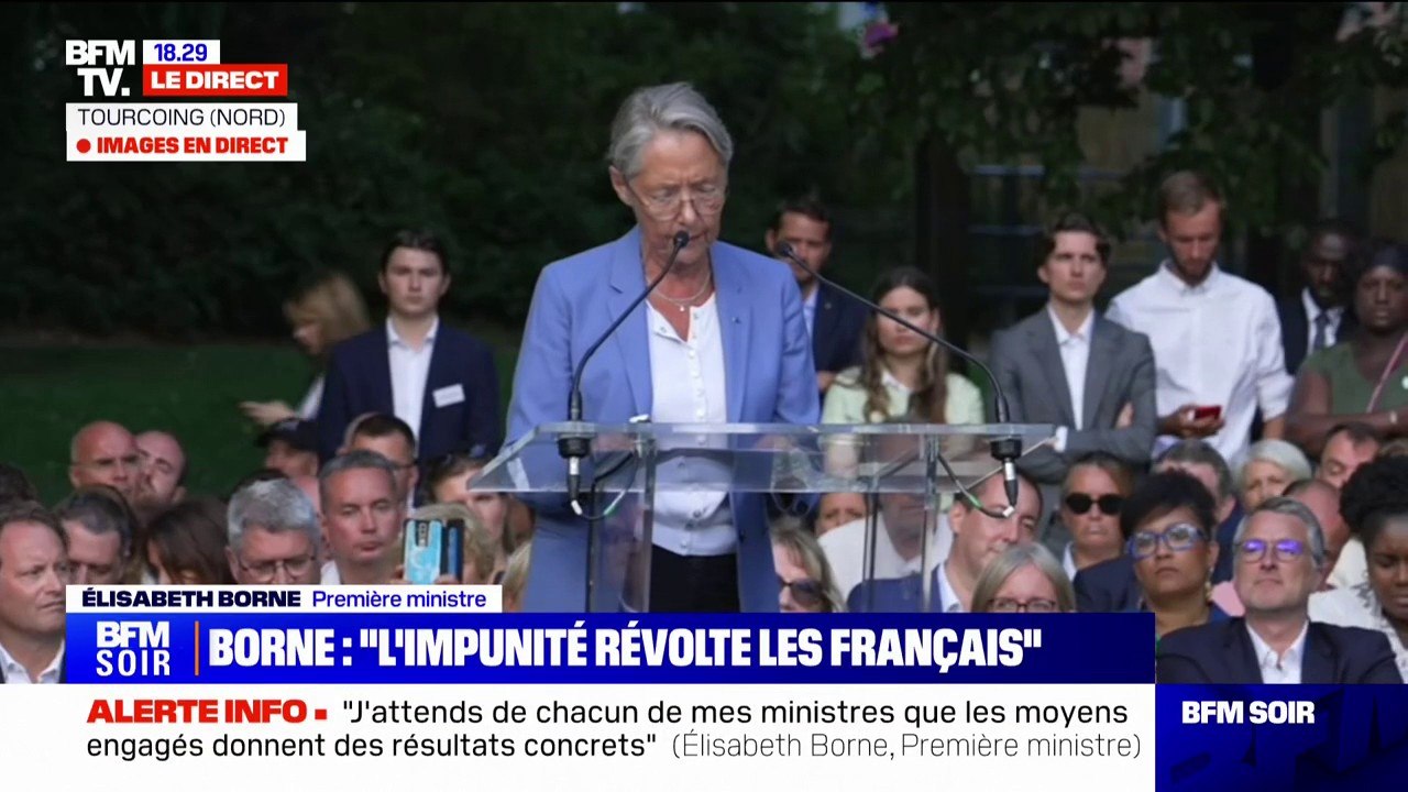 Élisabeth Borne à Tourcoing: "J'attends de chacun de mes ministres que les moyens engagés donnent des résultats concrets"