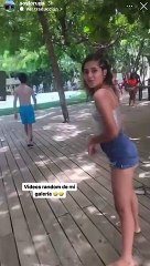 ‘Soyloruga ‘ y su perreo intenso durante vacaciones en Roatán