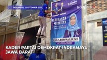 Kumpulan Aksi Kader Demokrat Turunkan Baliho Anies AHY di Sejumlah Daerah