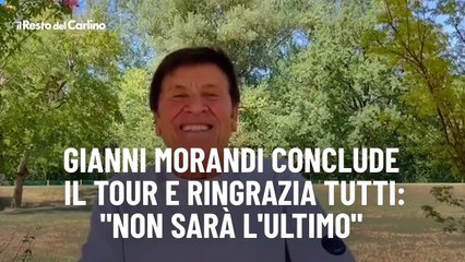 Gianni Morandi conclude il tour e ringrazia tutti: "Non sar? l'ultimo"