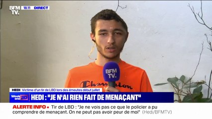 Policier libéré dans l'affaire Hedi: "Il y a plusieurs caméras qui peuvent apporter des éléments dans l'enquête", affirme la victime