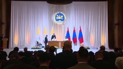 몽골 첫 방문 교황 "부패와 환경 파괴 경계해야" / YTN