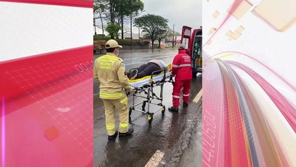 Gestante é levada ao 'Providência' após acidente na Av. Minas Gerais
