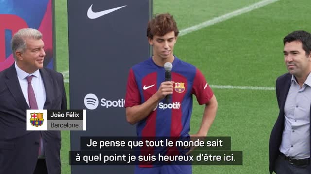 Barcelone - Felix et Cancelo présentés par “le club de leurs rêves”