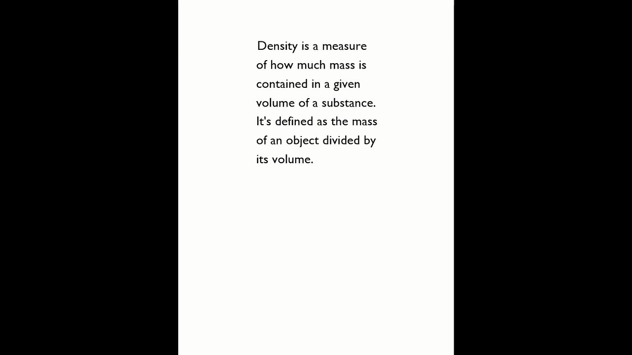 density