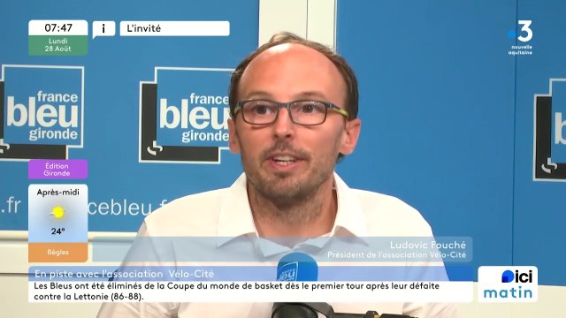 Ludovic Fouché, président de l’association Vélo-cité