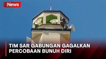 Pria Coba Bunuh Diri di Menara Masjid Kota Baubau, Aksi Berhasil Digagalkan Tim SAR