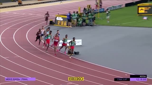 5000m final decided in the final few strides