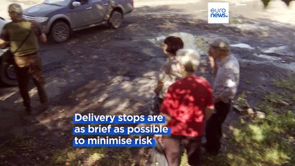 Meet the postal workers risking their lives to keep up deliveries on Ukraine's frontline