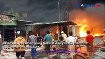 Diduga Akibat Bakar Sampah, 5 Rumah dan Gudang Limbah di Bekasi Ludes Terbakar