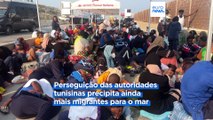 Transferências de migrantes dentro de Itália insuficientes para aliviar Lampedusa