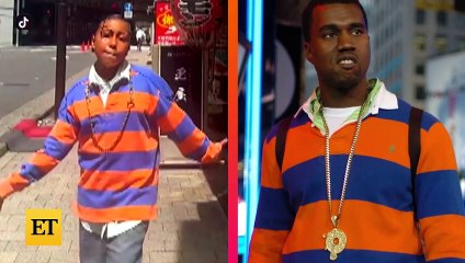 North West Recreates an Iconic Kanye West Look