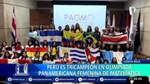 Perú es tricampeón en la Olimpiada Panamericana Femenina de Matemática en Costa Rica