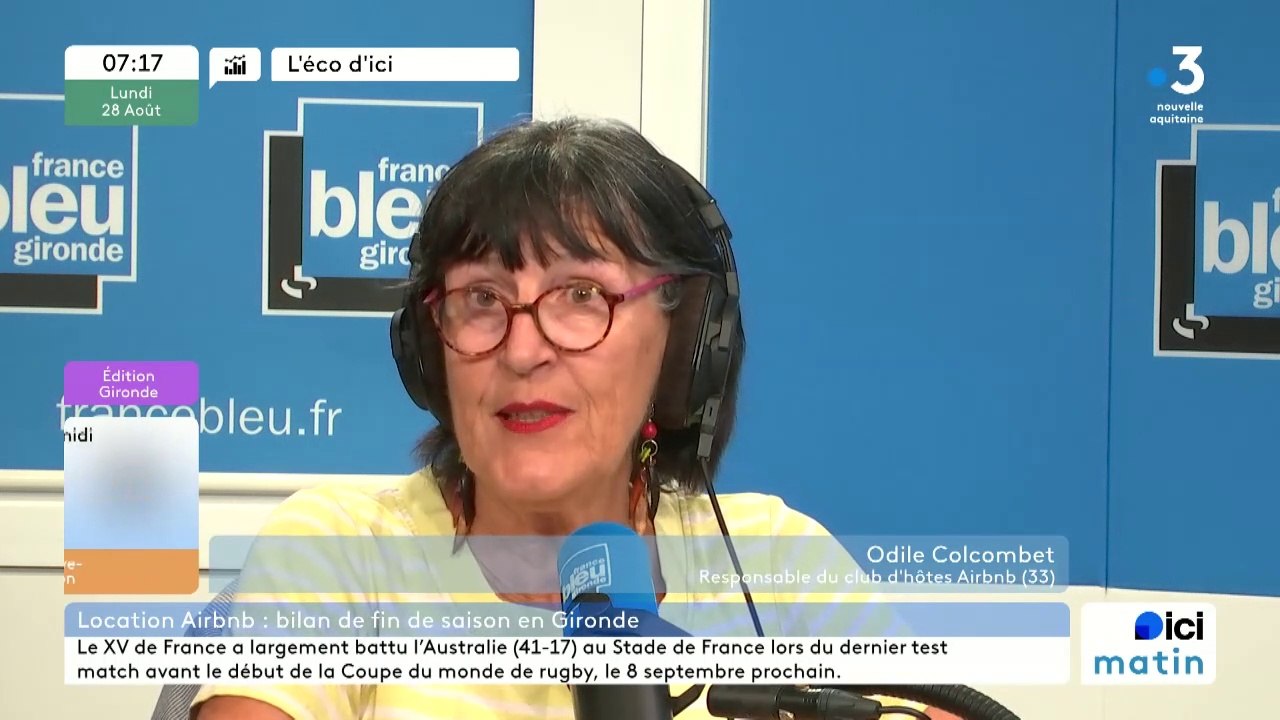 Odile Colcombet, responsable du club d'hôtes Airbnb en Gironde