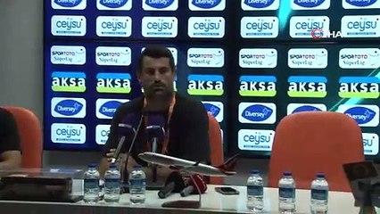 Volkan Demirel: "1 puan aldığımız için şanslıyız"