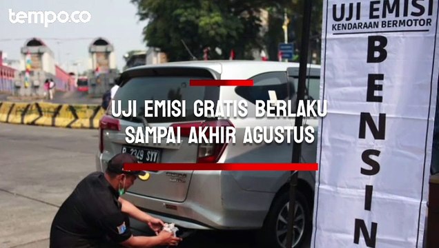 Uji Emisi Gratis di Jakarta Berlaku Sampai Akhir Agustus Ini